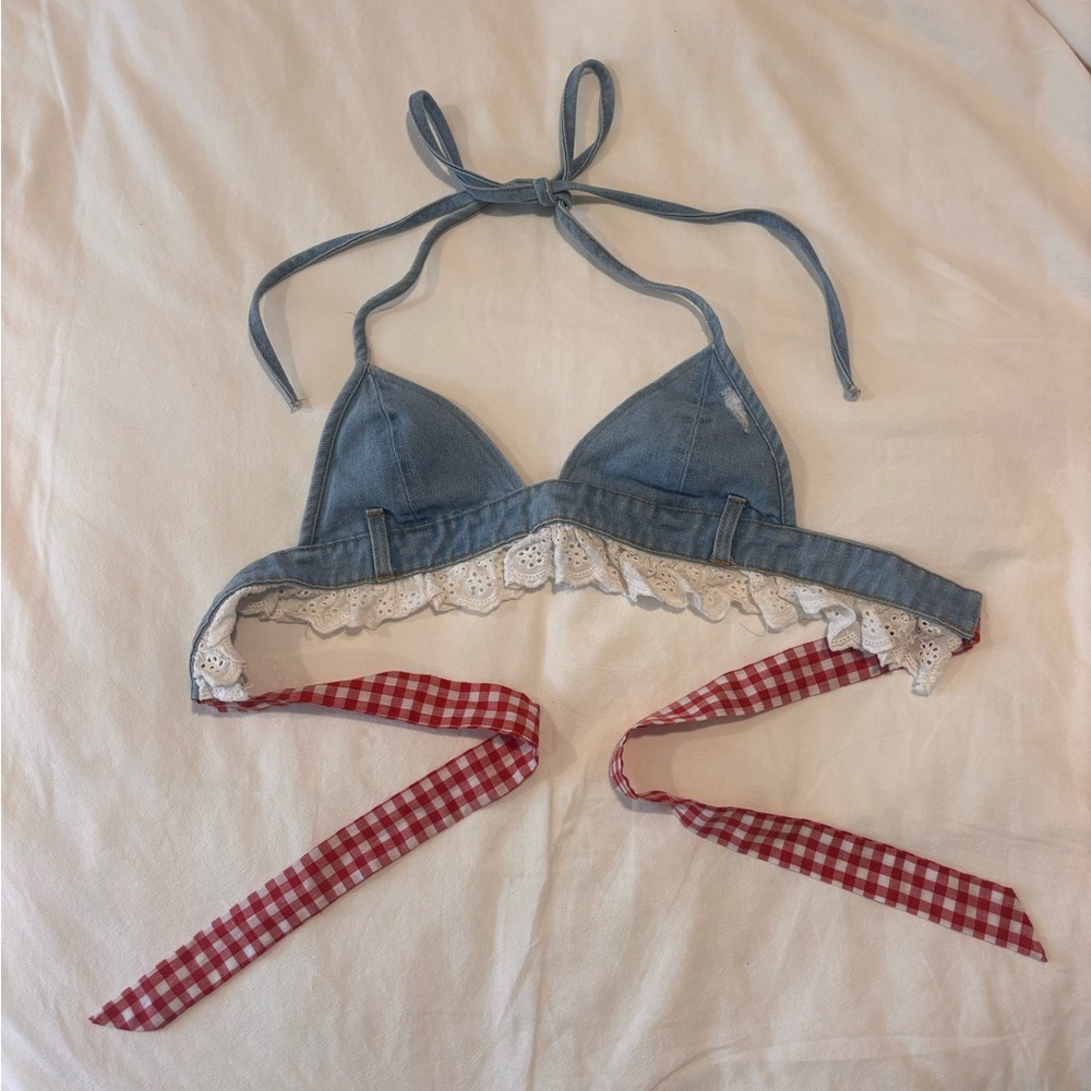 Denim Hater Bikini Top